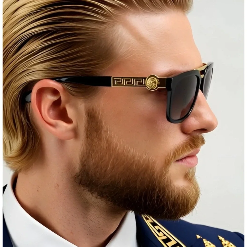 Trendy Men Sunglasses Hip Hop Shades Rectangular Gangster Style Street‎ Wear Hot